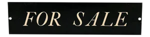 Old Store Stock Metal for Sale Sign