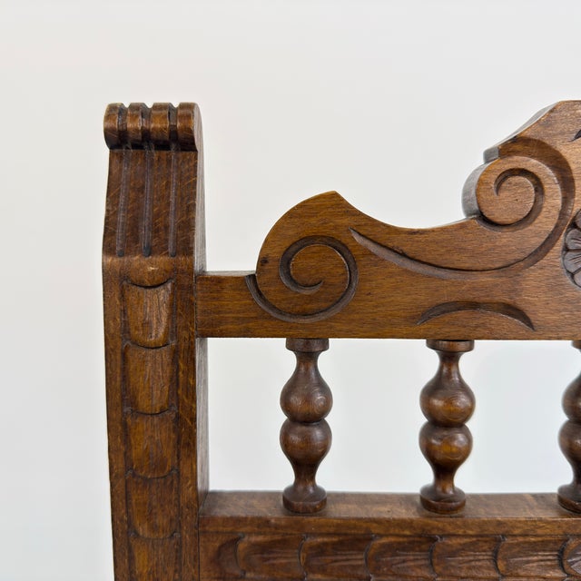 Wood Vintage French Provincial Chairs - A Pair For Sale - Image 7 of 9