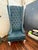 This dramatic , whimsically high backed blue velvet wingback armchair delivers instant statement appeal with its soaring...