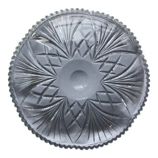 Waterford Marquis Crystal Bowl Platter For Sale