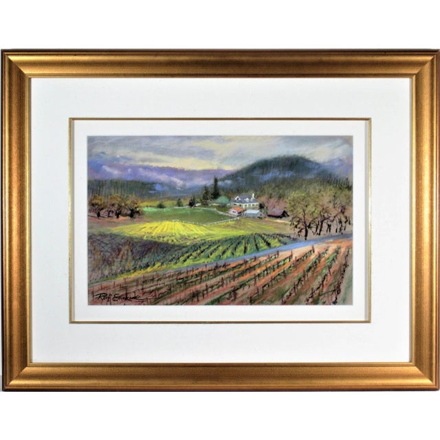 Reif Erickson, Napa Vineyard, Circa2000 For Sale In San Francisco - Image 6 of 6