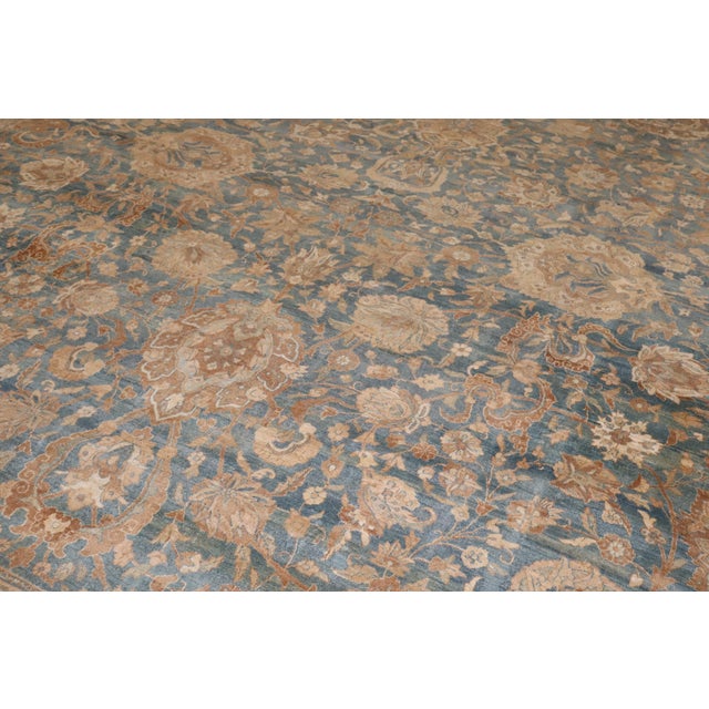 Zabihi Collection Oversize Antique Persian Tabriz Rug - 14'1" x 19'7" For Sale - Image 9 of 10