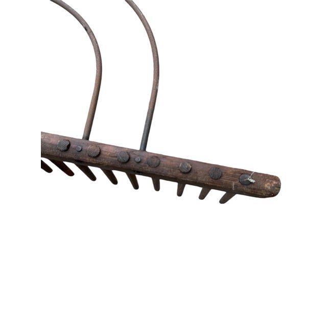 19th Century Wood Hay Rake