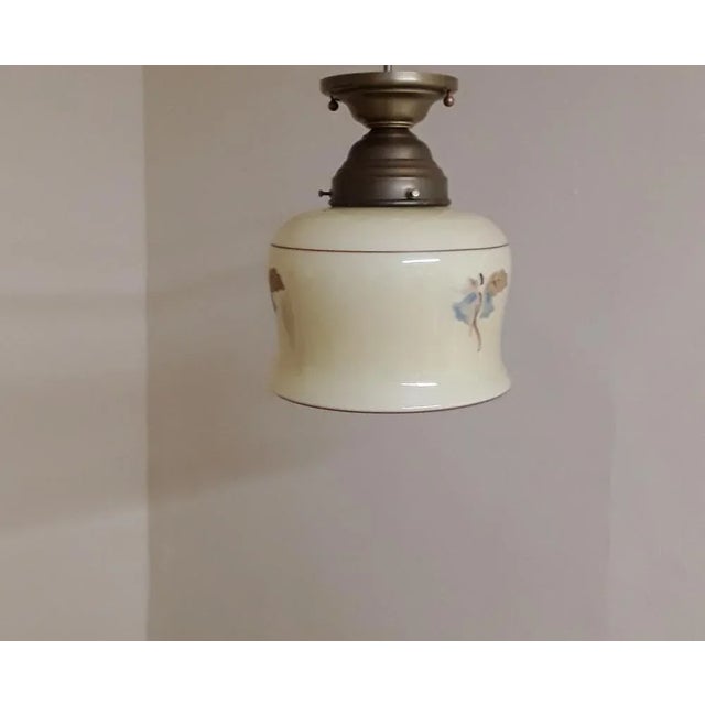 Vintage German Art Deco Ceiling Lamp, 1930s For Sale - Image 6 of 6