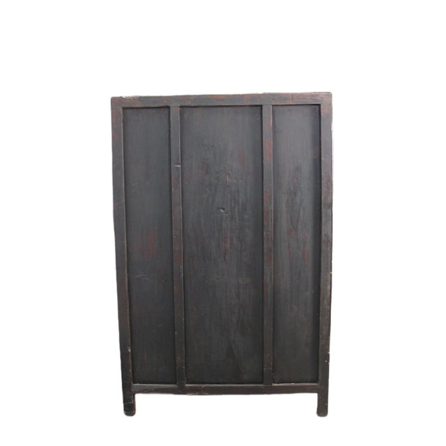 Red Chinese Antique Cabinet For Sale - Image 12 of 13