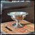 Mid-Century Modern Vintage SilverPlate Pedestal Bowl Las Vegas Dunes Hotel For Sale - Image 3 of 10
