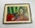 Mid Century Modern Still Life Framed Original Oil Painting For Sale - Image 10 of 12
