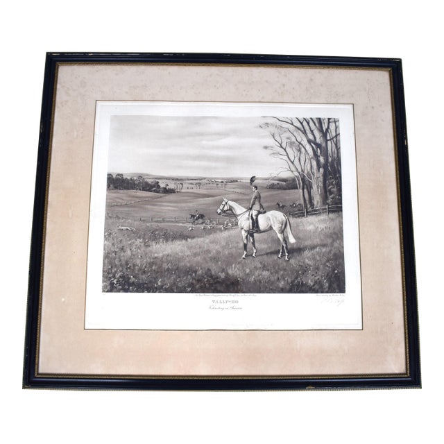 Tally-Ho: Fox Hunting in America 1943 by Franklin B. Voss (Signed) For Sale