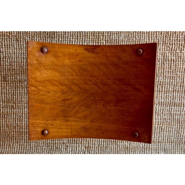 Early 20th Century Antique Egyptian Revival Bentwood Thebes Stool For Sale - Image 10 of 10