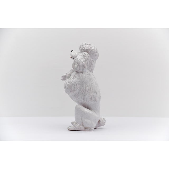 Vintage Italian Ceramic Poodle, 1960s For Sale - Image 10 of 14
