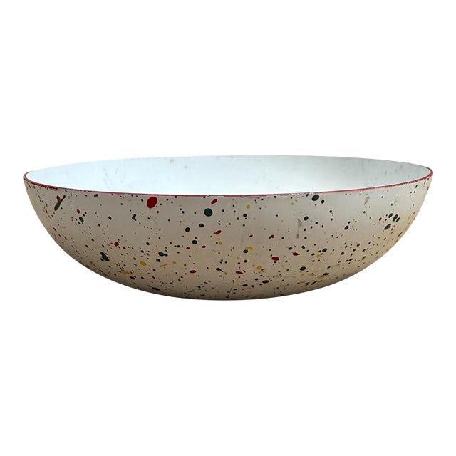 Mid-Century Modern Florence Thomas Enamel Bowl For Sale