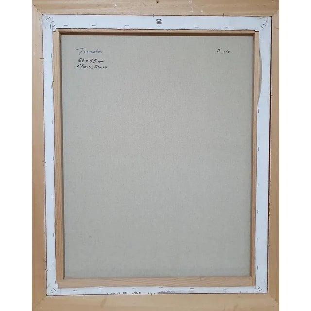 José Luis Pagador Ponce, Smoker in Turban, 2000s, Oil, Framed, in Flawless conditions. Designed from 2000 This piece has...