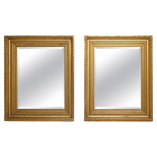 Pair of neoclassical Wall Mirrors, early 19th Century For Sale - Image 9 of 13