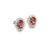 Pink Natural Tourmaline Diamond Earrings 14k Gold 1.94 TCW Certified For Sale - Image 8 of 12