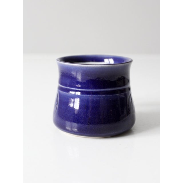 Vintage Organic Modern Studio Pottery Mug For Sale - Image 6 of 11