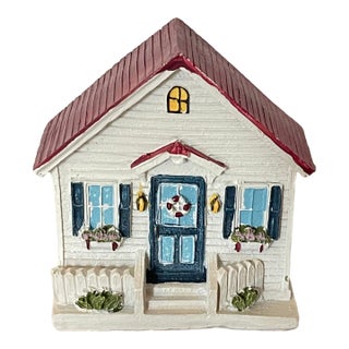 1970s Cute Coastal Beach Cottage Lamp Finial For Sale