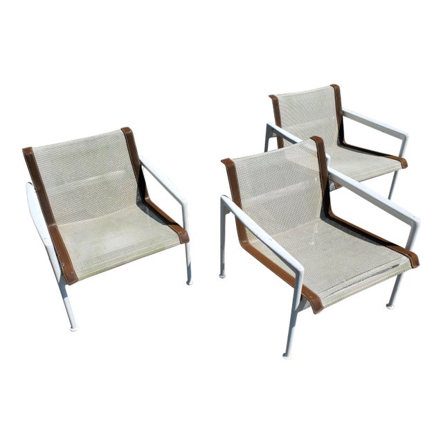 Vintage Richard Schultz for Knoll 1966 Collection Patio Lounge Chairs - Set of 3 For Sale