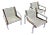Vintage Richard Schultz for Knoll 1966 Collection Patio Lounge Chairs - Set of 3 For Sale