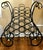 Late 20th Century 20th Century French Wrought Iron and Brass Wine Rack For Sale - Image 5 of 8