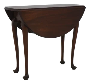 Henkel Harris Spnea Mahogany Drop-Leaf Occasional Table