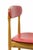 1950s Vintage Italian Chairs in Wood and Faux Leather, 1950s, Set of 6 For Sale - Image 5 of 6