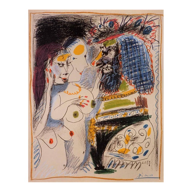 Picasso the Old King Giclee Numbered Edition For Sale