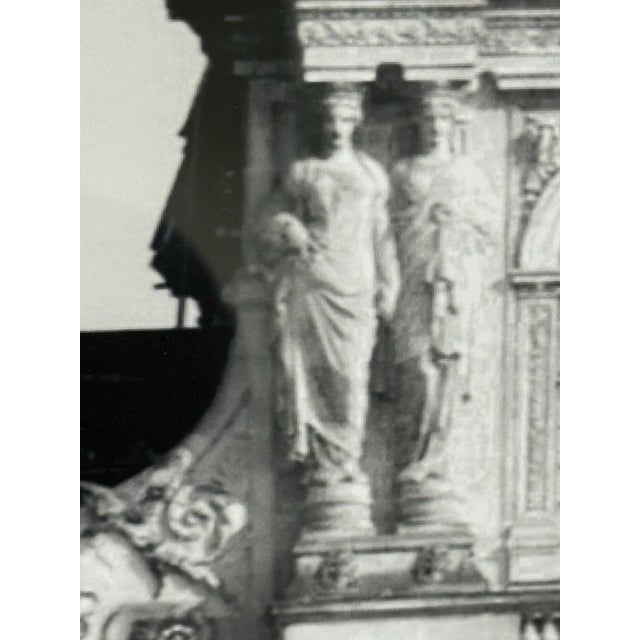 Black Philippe Hugonnard B/W Photograph Print of the Louvre + Pyramid, Framed For Sale - Image 8 of 12