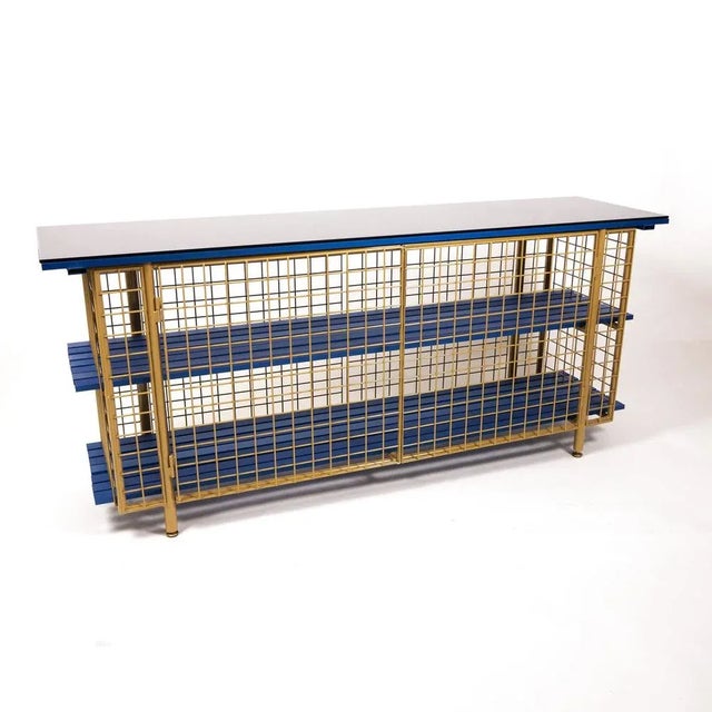 Krid Aluminium Buffet by Clemence Seilles for Stromboli Design For Sale - Image 6 of 7