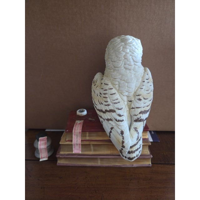 Gothic Ezra Brooks 101 Empty Snowy Owl Decanter 1979 W Box & Paperwork For Sale - Image 3 of 5