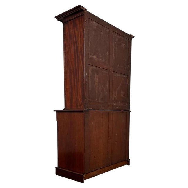 19th Century Regency English Mahogany Bookcase For Sale - Image 11 of 14