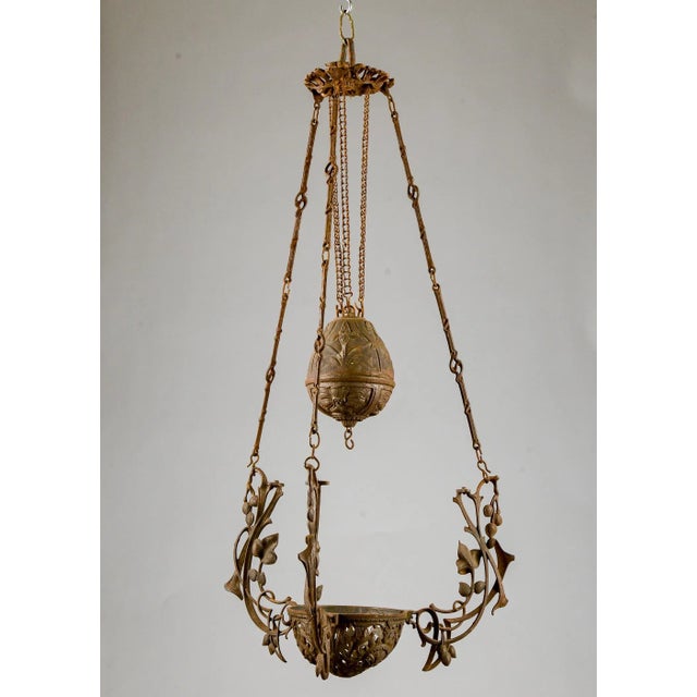 Vintage Liberty Garden Chandelier For Sale - Image 3 of 9