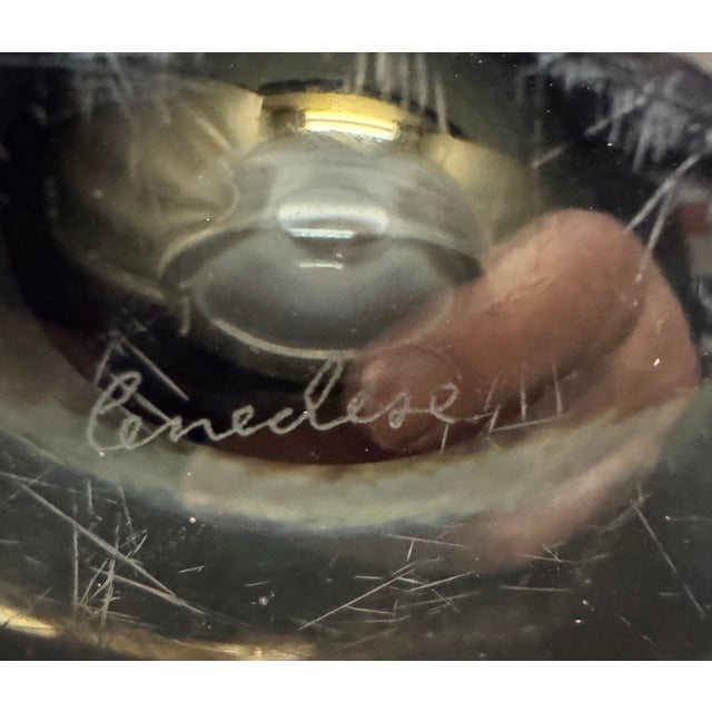 This vintage Cenedese Murano Sommerso 15" large glass vase is a stunning piece of Italian art glass from the mid 20th...