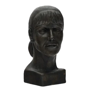 1990s French Terracotta Bust