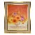 20th Century Modern Floral Oil Painting Gold Gilt Frame For Sale