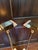 Vintage Postmodern Lucite and Brass Floor Lamps - Pair For Sale In Houston - Image 6 of 12