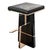 "Diamente" Bar Stool With Stainless Steel and Bronze For Sale In Los Angeles - Image 6 of 7