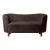 Espresso Sheepskin and smoked oak mingle sofa by Lassen Dimensions: W 154 x D 68 x H 74 cm Materials: Sheepskin, oak. The...