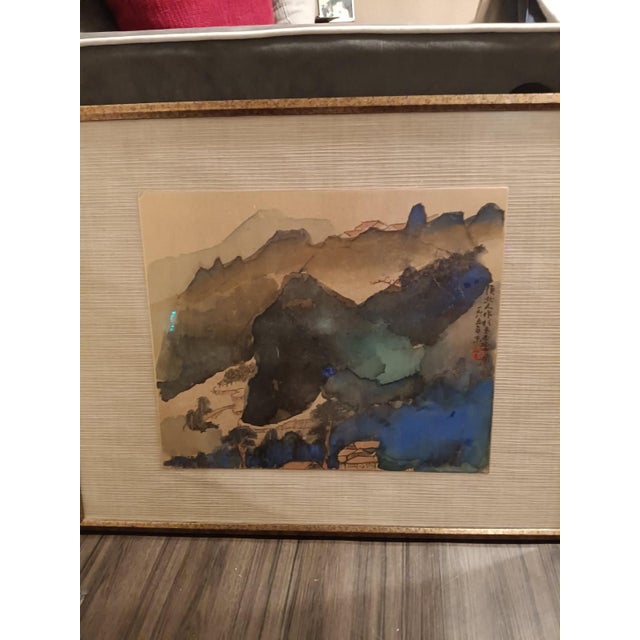 1960s Hou Beiren Painting With Signed Art Book For Sale - Image 5 of 12