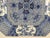 Ceramic Antique Japanese Blue & White Octagonal Plate With Floral and Bamboo Motifs For Sale - Image 7 of 18