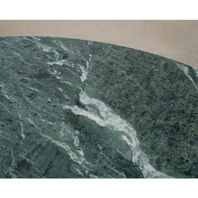 Italian Verde Antico Marble Round Coffee or Cocktail Table For Sale - Image 12 of 18
