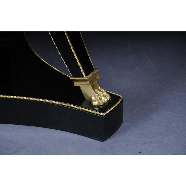 Gold Vintage Empire Side Table For Sale - Image 8 of 15