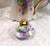 1940s 1940s Purple Floral Chocolate Pot With Ornate Gold Handle For Sale - Image 5 of 12