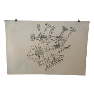 Renato Volpini, Part of a Space Machine, 1970s, Mixed Media For Sale