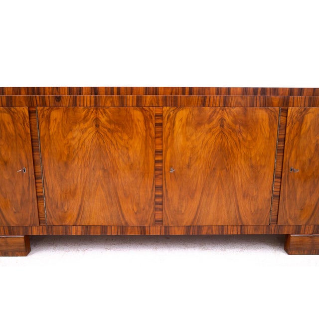 Art Deco Sideboard, Poland, 1940s For Sale - Image 10 of 11