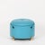 Stunning and very rare "Dilly Dally" pouf in gorgeous turquoise full-grain leather. Designed by Luigi Massoni and produced...