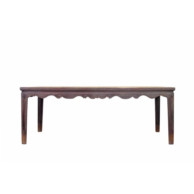 Antique Elm 82" Long Dining Table For Sale In Greensboro - Image 6 of 11
