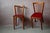 Vintage Bistro Chairs with Spindles and Imitation Leather Seats from Baumann, 1980s, Set of 2 For Sale - Image 4 of 14