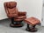 Lane Furniture Stressless Recliner + Ottoman For Sale - Image 13 of 13