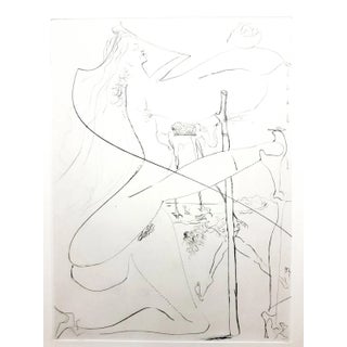 Salvador Dali - Venus in Furs - Original Stamp-Signed Etching 1968 For Sale
