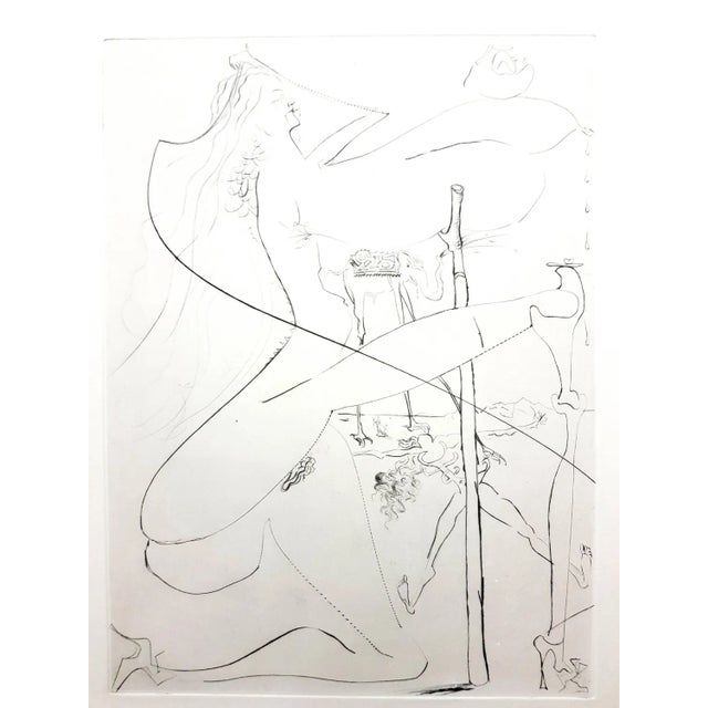 Salvador Dali - Venus in Furs - Original Stamp-Signed Etching 1968 For Sale